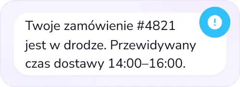 Aktualizacja dostawy zamówienia