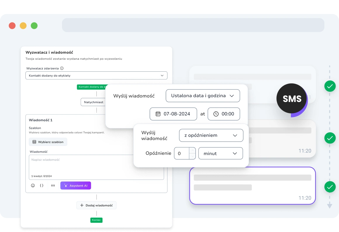 Zrzut ekranu strony kampanii drip TopMessage.