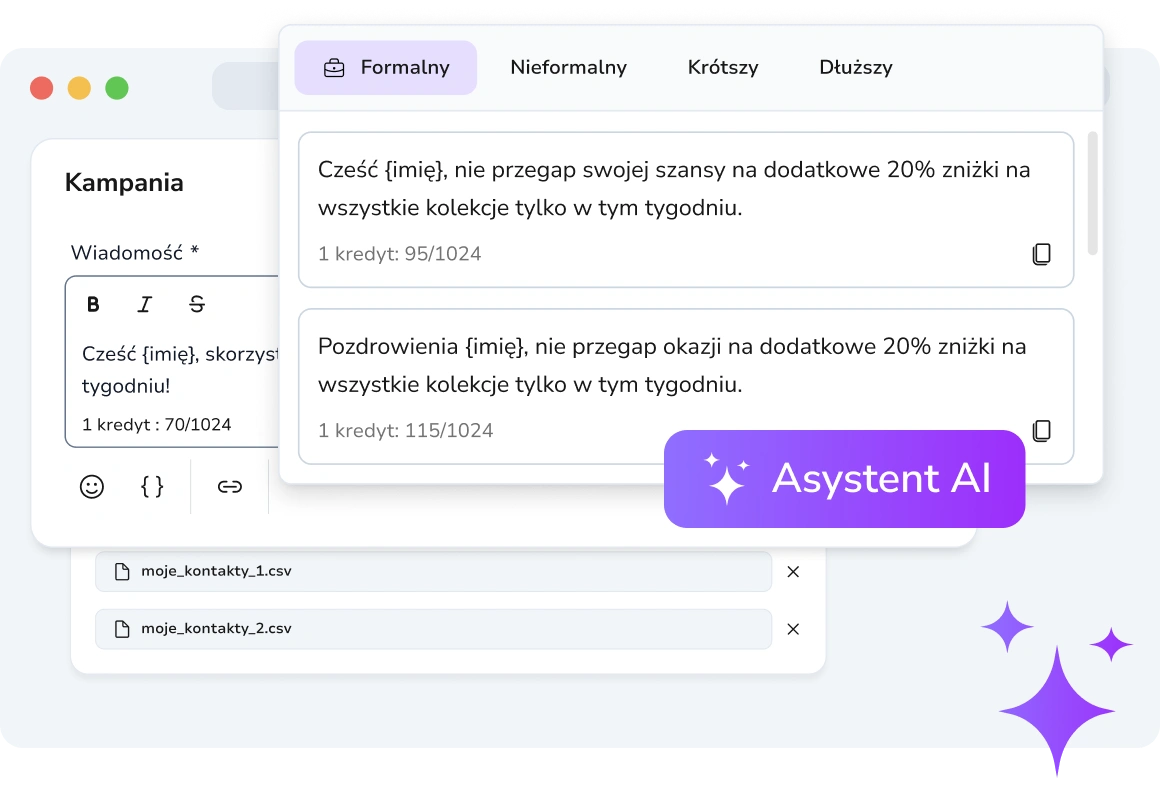 Użytkownik przeglądający na telefonie wygenerowaną przez AI wiadomość SMS, wzbogaconą o spersonalizowany i skuteczny tekst w celu lepszego zaangażowania.